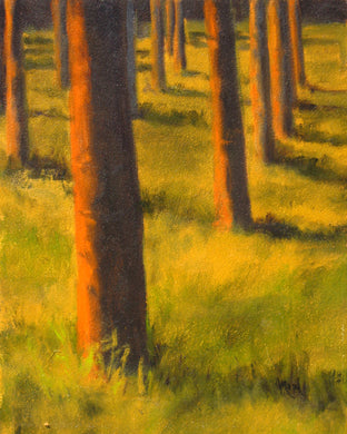 Original art for sale at UGallery.com | Arbres by Mandy Main | $325 | oil painting | 10' h x 8' w | photo 1