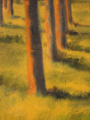 Original art for sale at UGallery.com | Arbres by Mandy Main | $325 | oil painting | 10' h x 8' w | photo 4