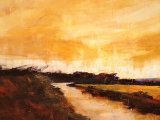 Original art for sale at UGallery.com | Atmospheric Momentum by Mandy Main | $3,550 | oil painting | 60' h x 48' w | photo 4