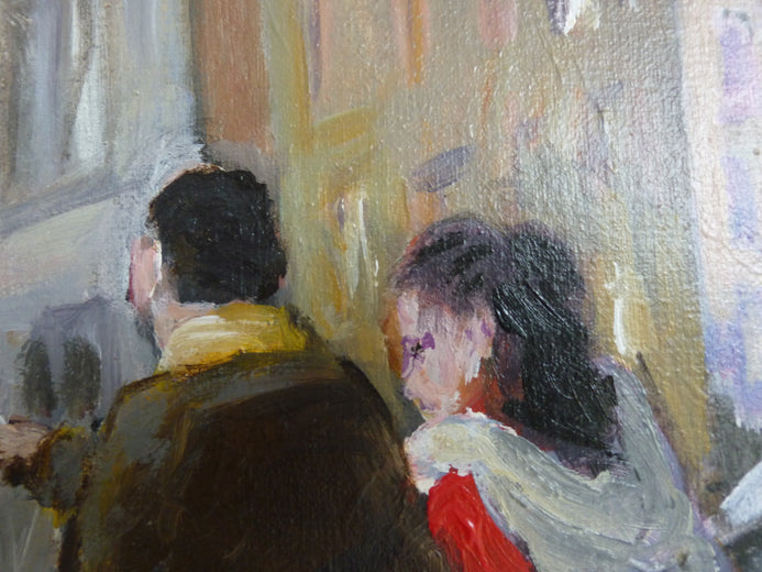 View From a Balcony by Bertrand Girard |   Closeup View of Artwork 