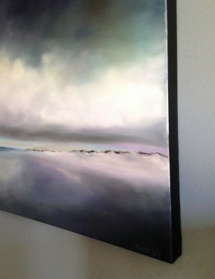 Original art for sale at UGallery.com | Beach Storm by Nancy Hughes Miller | $1,150 | oil painting | 20' h x 40' w | photo 2