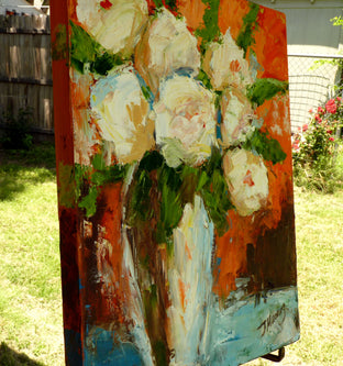 Original art for sale at UGallery.com | Beauty Among Us by Judy Mackey | $525 | oil painting | 20' h x 16' w | photo 2