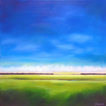 Blue Sky Marsh by Nancy Hughes Miller | Artwork Main Image