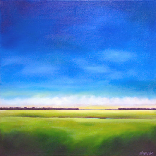 Blue Sky Marsh by Nancy Hughes Miller |  Artwork Main Image 
