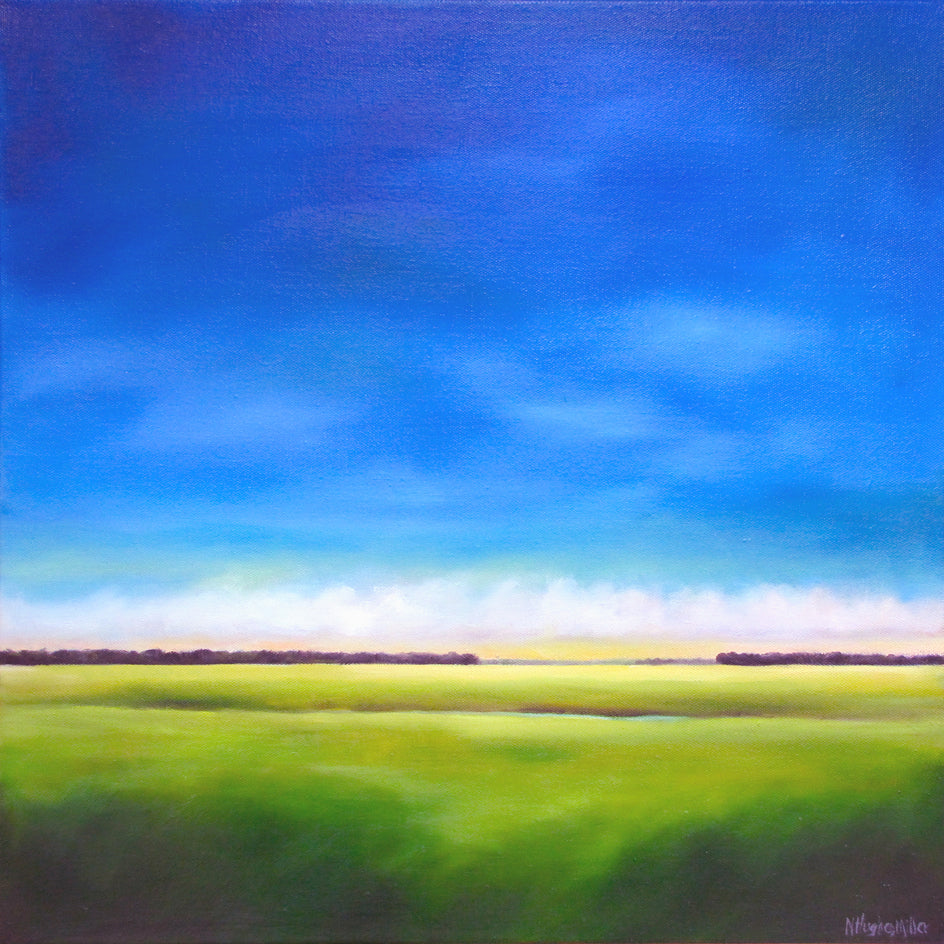 Blue Sky Marsh by Nancy Hughes Miller |  Artwork Main Image 