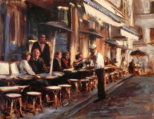 Cafe in Montmartre III by Jonelle Summerfield |  Artwork Main Image 