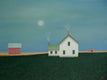 Original art for sale at UGallery.com | On a Moonlit Night by Sharon France | $725 | acrylic painting | 12' h x 16' w | thumbnail 1