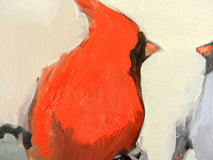 Original art for sale at UGallery.com | Conversation by Mary Pratt | $875 | oil painting | 16' h x 20' w | thumbnail 4