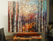 Original art for sale at UGallery.com | Elven Whispers by Tatiana Iliina | $1,050 | acrylic painting | 24' h x 30' w | thumbnail 2