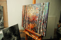 Original art for sale at UGallery.com | Elven Whispers by Tatiana Iliina | $1,050 | acrylic painting | 24' h x 30' w | thumbnail 3