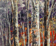 Original art for sale at UGallery.com | Chipmunk Playground by Tatiana Iliina | $525 | acrylic painting | 20' h x 16' w | thumbnail 3