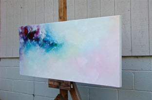 Original art for sale at UGallery.com | Selah - Cataclysm II by Wes Sumrall | $4,250 | oil painting | 23' h x 57' w | photo 2