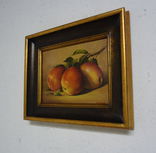 Original art for sale at UGallery.com | Apples by Nikolay Rizhankov | $375 | oil painting | 14.1' h x 17.3' w | photo 3
