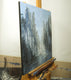Original art for sale at UGallery.com | Blue Moon by Tatiana Iliina | $625 | acrylic painting | 24' h x 24' w | thumbnail 3