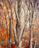 Original art for sale at UGallery.com | Squirrels Treehouse by Tatiana Iliina | $650 | acrylic painting | 30' h x 15' w | thumbnail 2
