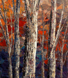 Original art for sale at UGallery.com | Squirrels Treehouse by Tatiana Iliina | $650 | acrylic painting | 30' h x 15' w | thumbnail 3