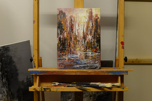 Original art for sale at UGallery.com | Streets of Heaven by Tatiana Iliina | $325 | acrylic painting | 14' h x 10' w | photo 3
