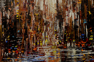 Original art for sale at UGallery.com | Streets of Heaven by Tatiana Iliina | $325 | acrylic painting | 14' h x 10' w | photo 1