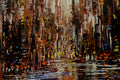 Original art for sale at UGallery.com | Streets of Heaven by Tatiana Iliina | $325 | acrylic painting | 14' h x 10' w | thumbnail 1