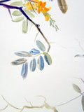 Original art for sale at UGallery.com | Bee Eaters and Acacia by Suren Nersisyan | $425 | watercolor painting | 24' h x 18' w | thumbnail 4