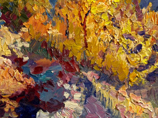 Original art for sale at UGallery.com | Mountains in the Fall (Caucasus) by Suren Nersisyan | $700 | oil painting | 18' h x 24' w | photo 3