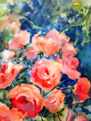 Roses after the Rain by Suren Nersisyan |  Context View of Artwork 
