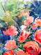 Original art for sale at UGallery.com | Roses after the Rain by Suren Nersisyan | $450 | watercolor painting | 24' h x 18' w | thumbnail 4