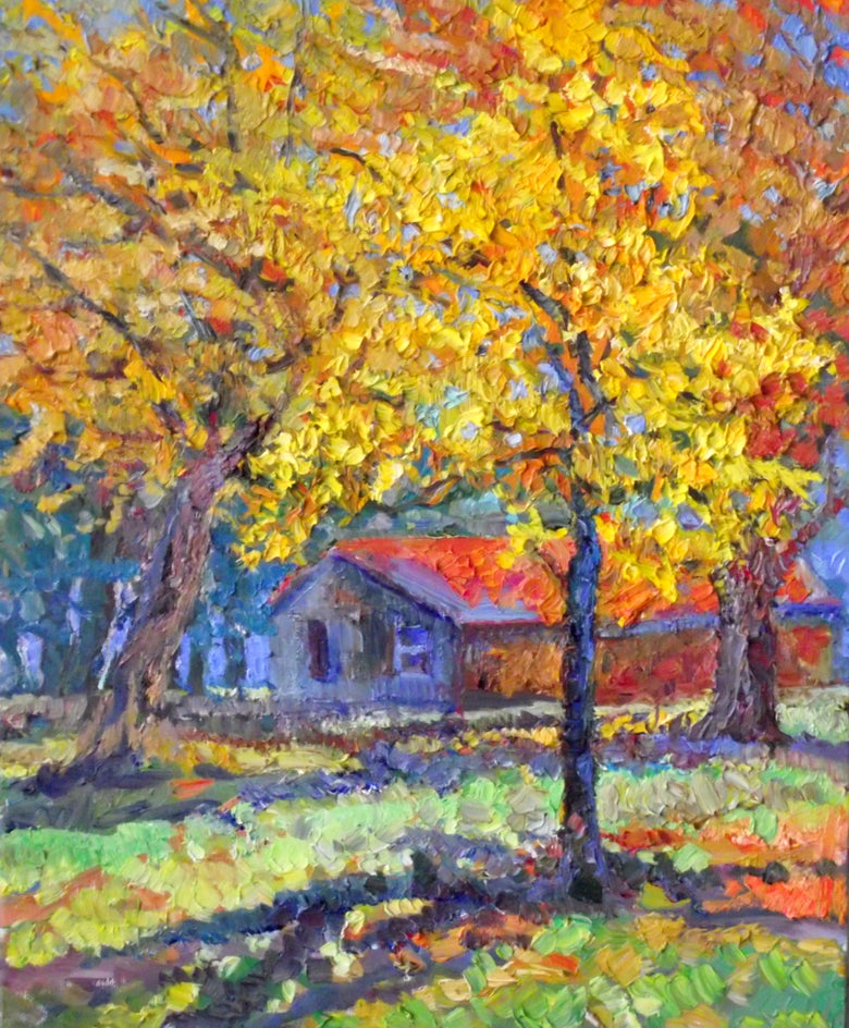 Fall, Yellow Trees by Suren Nersisyan |  Artwork Main Image 