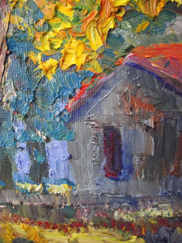 Fall, Yellow Trees by Suren Nersisyan |  Context View of Artwork 
