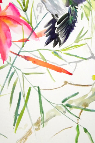 Original art for sale at UGallery.com | Hummingbird by Suren Nersisyan | $605 | watercolor painting | 30' h x 24' w | photo 4