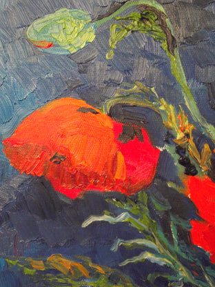 Poppies and apricots by Suren Nersisyan |   Closeup View of Artwork 