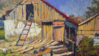 Original art for sale at UGallery.com | Old Village, Noon by Suren Nersisyan | $1,225 | oil painting | 23' h x 35' w | thumbnail 2
