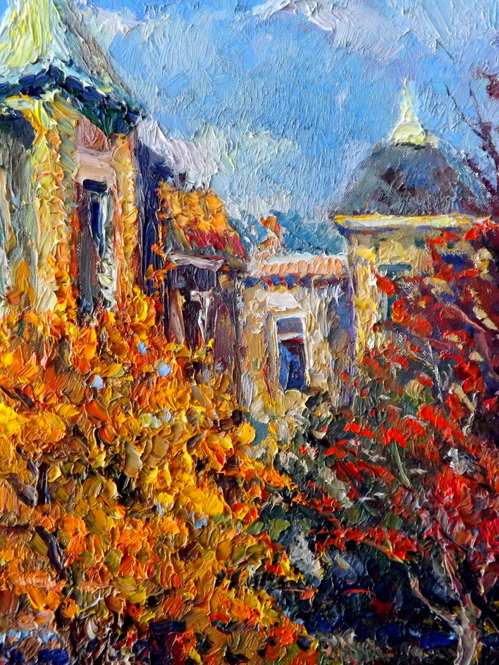 Fall on the Streets of Washington by Suren Nersisyan |  Side View of Artwork 