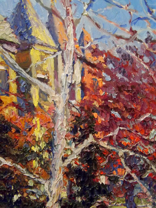Original art for sale at UGallery.com | Fall in the Park, Washington DC by Suren Nersisyan | $1,350 | oil painting | 30' h x 24' w | photo 2