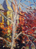 Original art for sale at UGallery.com | Fall in the Park, Washington DC by Suren Nersisyan | $1,350 | oil painting | 30' h x 24' w | thumbnail 2