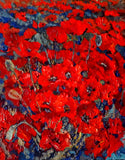 Original art for sale at UGallery.com | Field of Poppies by Suren Nersisyan | $600 | oil painting | 20' h x 16' w | thumbnail 1