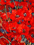 Original art for sale at UGallery.com | Field of Poppies by Suren Nersisyan | $600 | oil painting | 20' h x 16' w | thumbnail 3