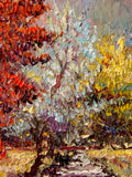 Original art for sale at UGallery.com | Fall in Canyon (Mild Sunny Day) by Suren Nersisyan | $675 | oil painting | 20' h x 16' w | thumbnail 2