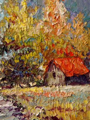 Original art for sale at UGallery.com | Fall in Canyon (Mild Sunny Day) by Suren Nersisyan | $675 | oil painting | 20' h x 16' w | photo 3