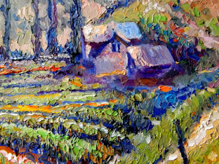 Original art for sale at UGallery.com | Old Vineyards in Armenia (August, Noon) by Suren Nersisyan | $1,300 | oil painting | 24' h x 24' w | photo 4