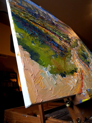 Original art for sale at UGallery.com | Old Vineyards in Armenia (August, Noon) by Suren Nersisyan | $1,300 | oil painting | 24' h x 24' w | photo 2