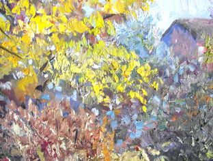 Original art for sale at UGallery.com | Farm in Fall by Suren Nersisyan | $875 | oil painting | 23' h x 31' w | photo 2