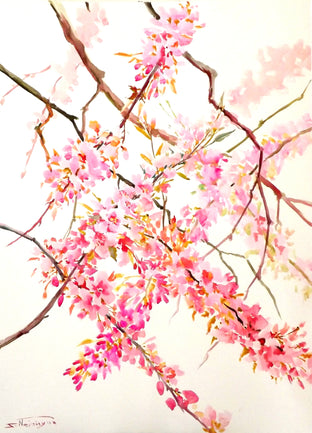 Cherry Blossoms (Vertical Composition) by Suren Nersisyan |  Artwork Main Image 