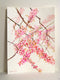Original art for sale at UGallery.com | Cherry Blossoms (Vertical Composition) by Suren Nersisyan | $550 | watercolor painting | 30' h x 22' w | thumbnail 3