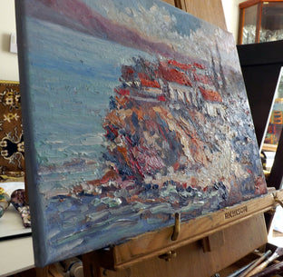 Early Morning in Greek Islands by Suren Nersisyan |  Side View of Artwork 