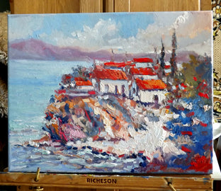 Early Morning in Greek Islands by Suren Nersisyan |   Closeup View of Artwork 