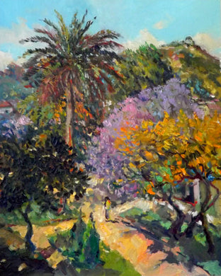 May in Los Angeles (Midday Landscape with Purple Acacia Tree) by Suren Nersisyan |  Artwork Main Image 
