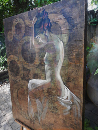 Wheels of Fate by Patrick Soper |  Side View of Artwork 