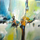 Original art for sale at UGallery.com | All That Jazz by DL Watson | $5,725 | acrylic painting | 48' h x 48' w | thumbnail 1
