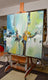 Original art for sale at UGallery.com | All That Jazz by DL Watson | $5,725 | acrylic painting | 48' h x 48' w | thumbnail 2